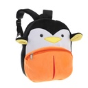 MOCHILA INFANTIL 53713 11" NEGRO PINGUINO