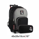 MOCHILA CARRO ALPINE SKATE 27350-B GRIS C/CARTUCHERA