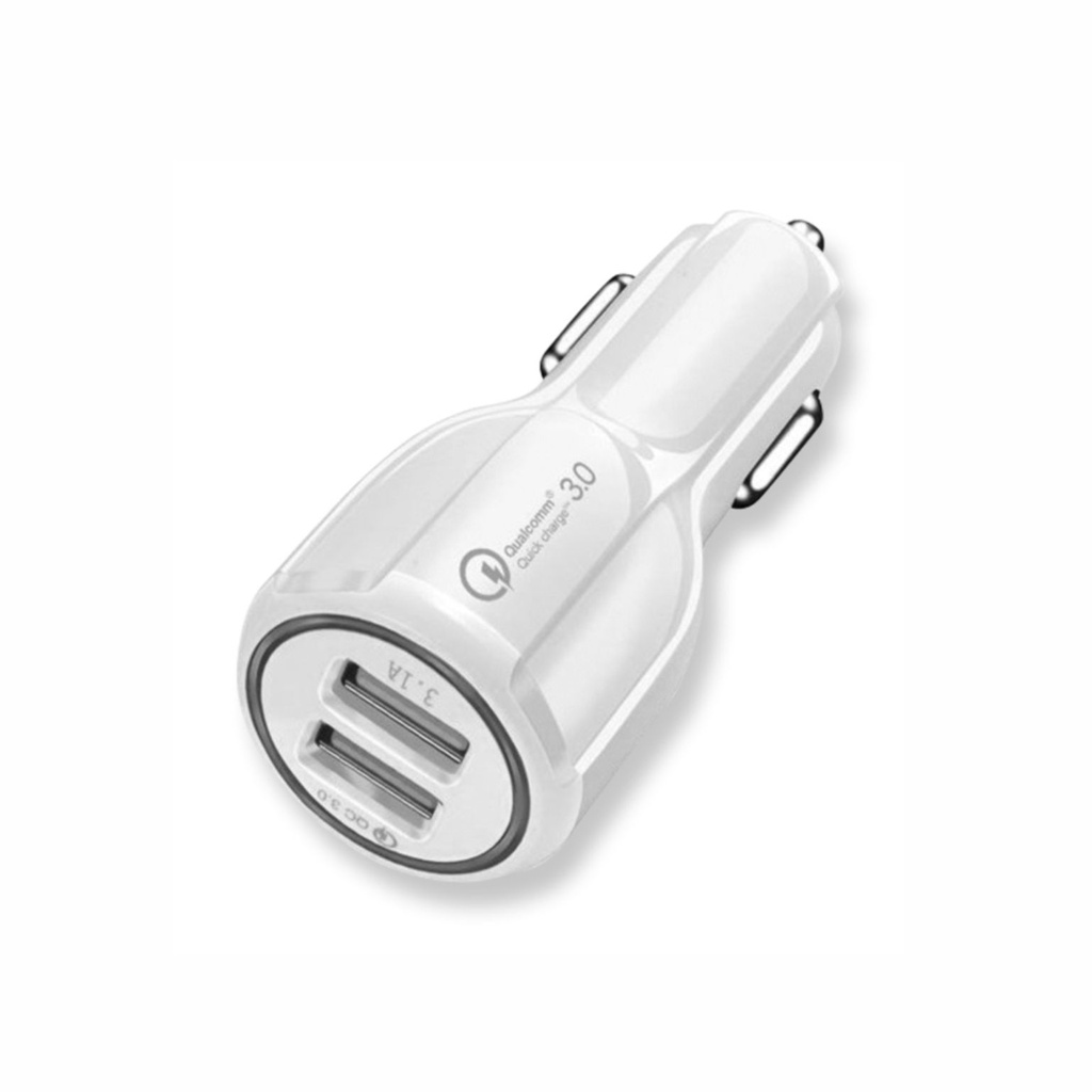 CARGADOR DE AUTO SOUL CA-USBDUALFCL FAST CHARGE 3.0A LIGHTNING
