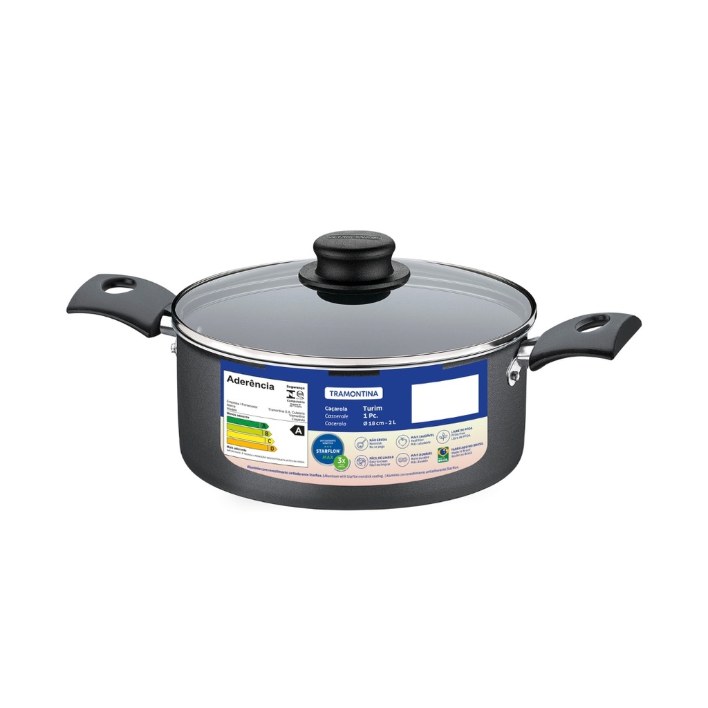 CACEROLA TRAMONTINA 20261/618 TURIM 18CM