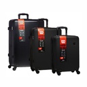 SET VALIJAS WILSON 65.1725N UxB 3 24"/20"/18" BLACK