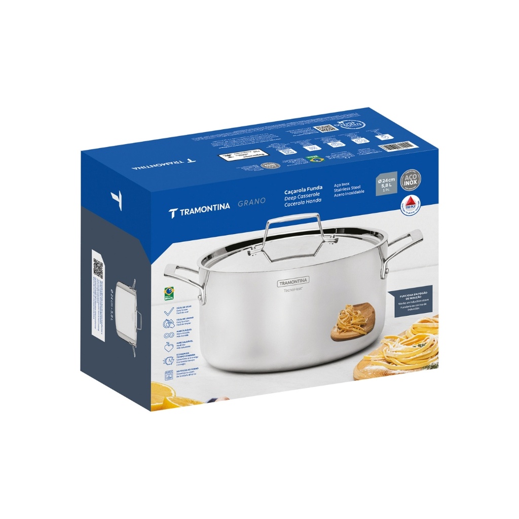 CACEROLA TRAMONTINA 62144/240 GRANO 24CM