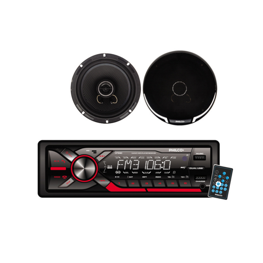 [084-79788] COMBO ESTEREO+PARLANTE PHILCO CPS-90 CONTROL REMOTO
