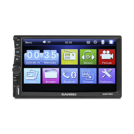 [121-79948] ESTEREO PANTALLA SANSEI SSP350 CONTROL REMOTO