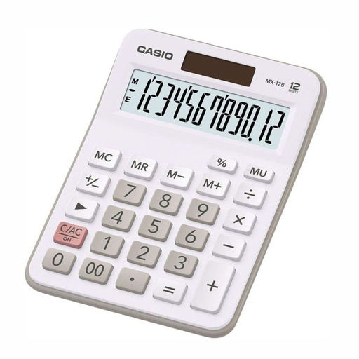 [053-32205] CALCULADORA CASIO MX-12WE BLANCA