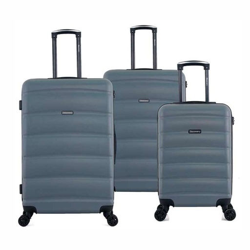 [211-74527] SET VALIJAS DISCOVERY 27452 3PZS 28"/24"/20" COOL GREY