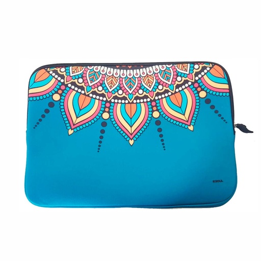 [164-17015] FUNDA SOUL 17" MANDALA AZUL