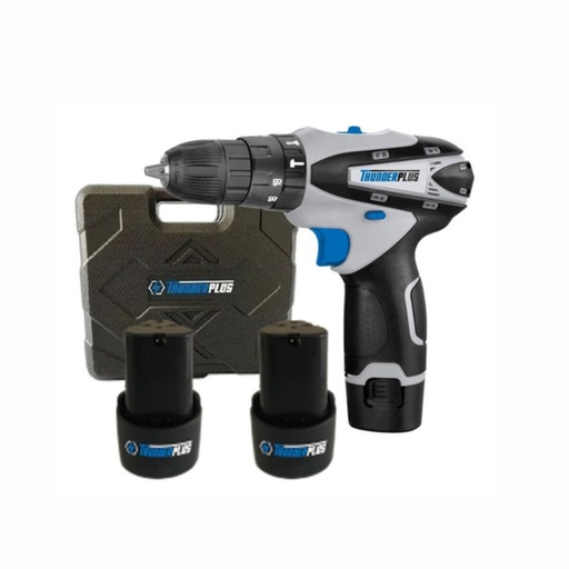 [179-01208] TALADRO THUNDERPLUS TL01208 10MM 2BAT.12VOLT